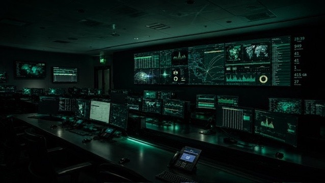 Defence headquarters — operations centre interior